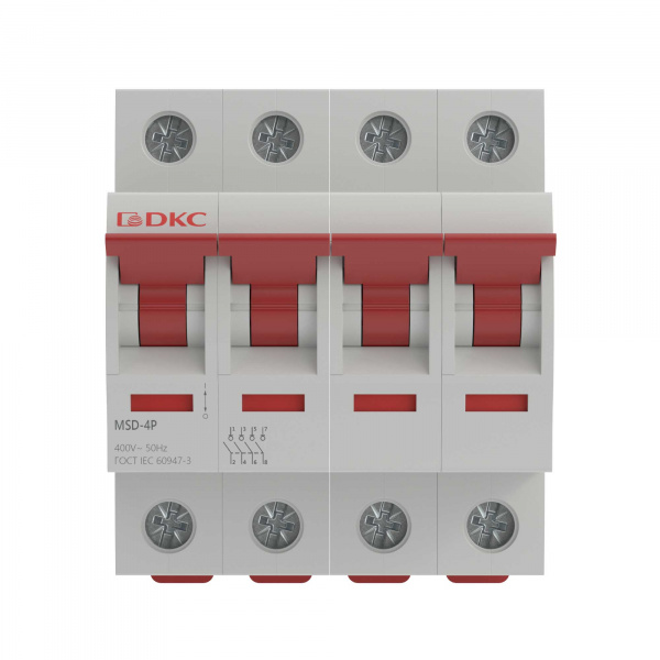 DKC YON max Выключатель нагрузки модульный MSD 4P 80A