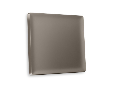 Лицевая панель ALFA (Темная бронза матовый) для 1-клавишных выключателей QUANT AP6310