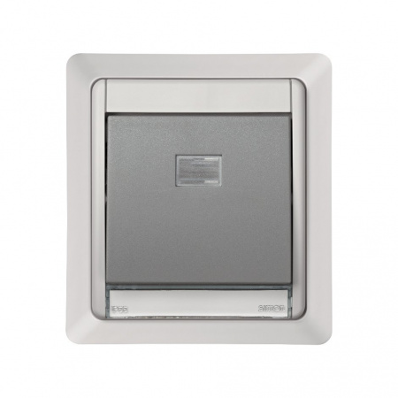 Simon 44 Aqua Серая Рамка 1-ая, скрытая проводка