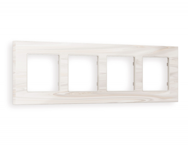 Рамка ALFA Grand (Бежевый мрамор) 4-ая AF930304