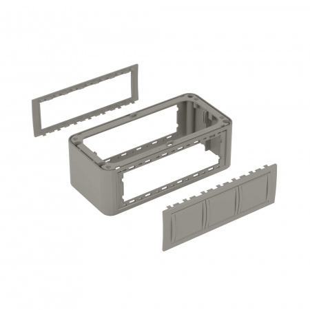 DKC Вертикальное расширение напольной башенки BUS, серое