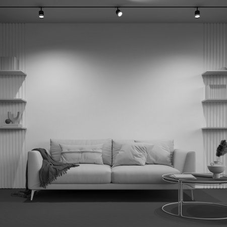 Трековый светильник Single phase track system UNITY TR085-1-5W3K-B Maytoni Orlo