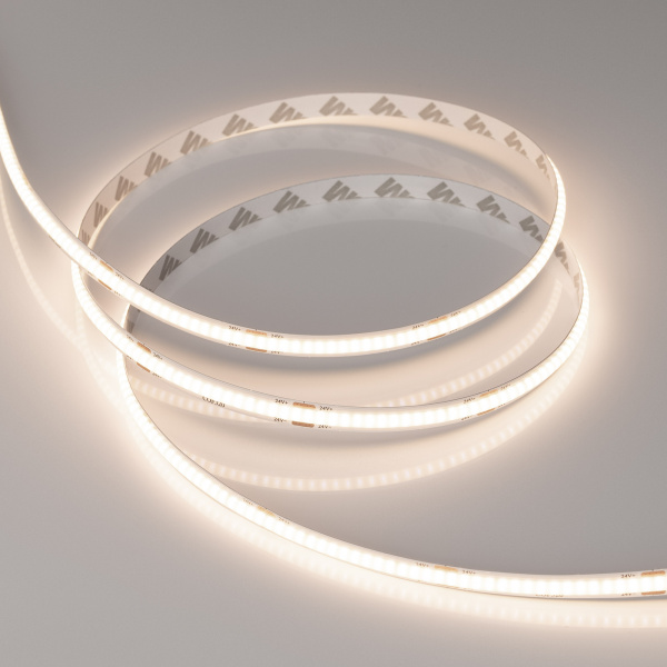 Arlight Лента COB-X320-8mm 24V Warm3500(8 W/m, IP20, CSP, 5m) (-)