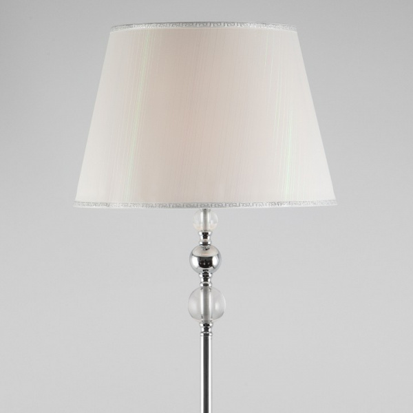 Торшер классический с абажуром 01072/1 хром Eurosvet Sortino