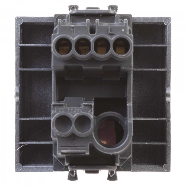 DKC Avanti Закаленная сталь Кнопка одноклавишная 2 модуля