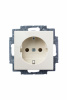 ABB BJB Basic 55 Беж Розетка с/з