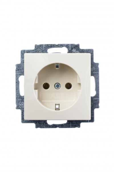 ABB BJB Basic 55 Беж Розетка с/з