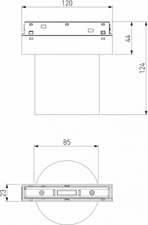 Накладной светильник Elektrostandard Slim Magnetic a063494