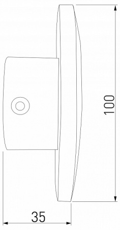 Светильник настенный светодиодный Mini Disc MRL LED 1126 золото Elektrostandard Mini Disc a061712