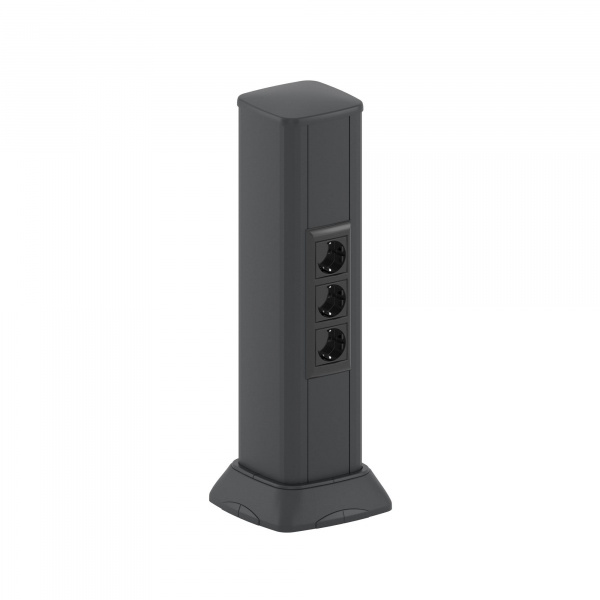 DKC Алюминиевая колонна, 0.5м, цвет чёрный