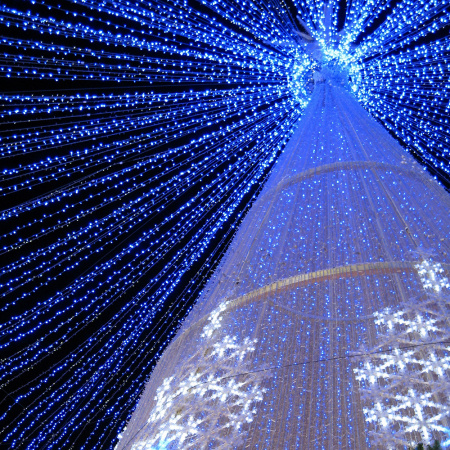 Arlight Светодиодная гирлянда ARD-STRING-CLASSIC-10000-WHITE-100LED-STD BLUE (230V, 7W) (Ardecoled, IP65)