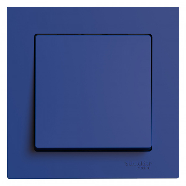 SE AtlasDesign Аквамарин Выключатель 1-клавишный,сх.1, 10АХ, в сборе