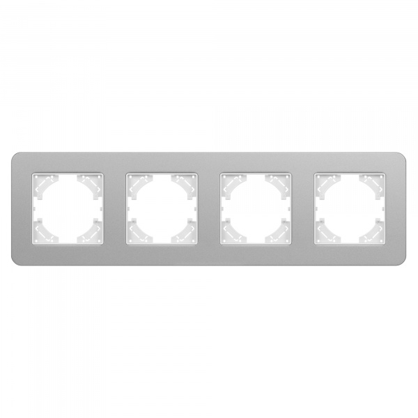 Arlight Рамка алюминиевая FRM-AKIRY-SFAL-4-SR (-)