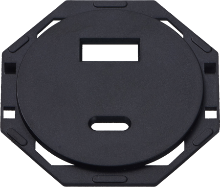 Donel Лицевая панель для USB зарядного устройства A+C, черный, серия N96 Superfine, DTPLA28628