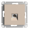 SE AtlasDesign Песочный Розетка телефонная RJ11, механизм