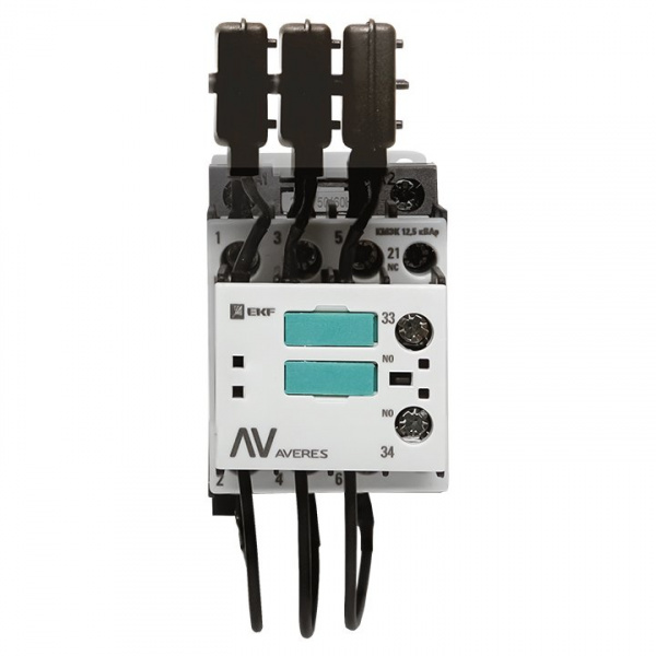 EKF Averes Контактор для конденсатора КМЭК 12,5 кВАр 230В 1NО+1NC