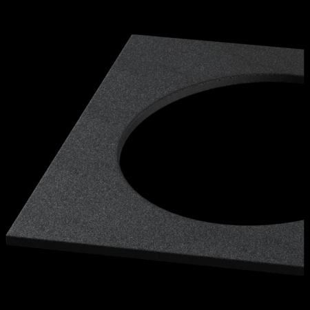 Рамка декоративная для встраиваемого светильника Kappell черный DLA040-03B Maytoni Accessories for downlight