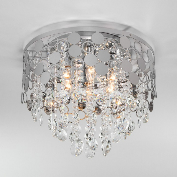 Умный подвесной светильник 10123/6 хром Eurosvet Lianna