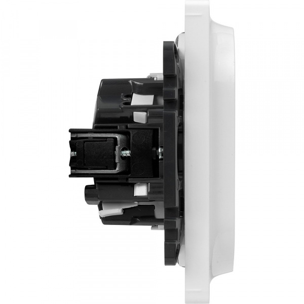 Legrand Valena LIFE DIY Бел Розетка 2-ая с/з, безвинт.зажим