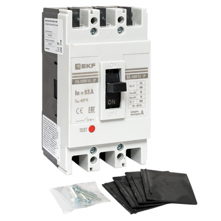 EKF PROxima Автоматический выключатель ВА-99М 63/63А 3P 25кА