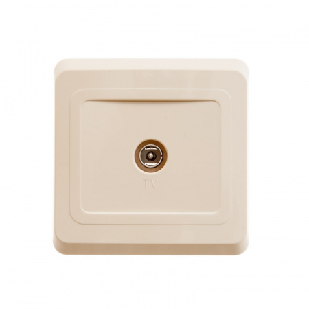 Systeme Electric Этюд Крем Розетка TV 1-ая 0,7dB единственная