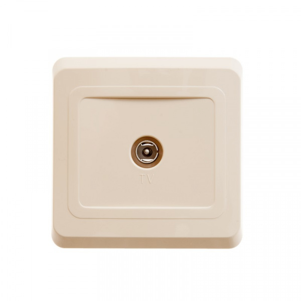 Systeme Electric Этюд Крем Розетка TV 1-ая 0,7dB единственная