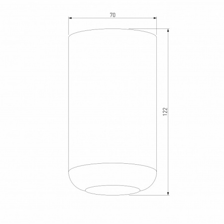 Светильник накладной светодиодный Onde 10W 4000K белый 25044/LED Elektrostandard Onde a064195