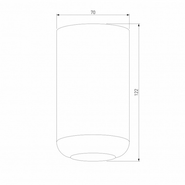 Светильник накладной светодиодный Onde 10W 4000K белый 25044/LED Elektrostandard Onde a064195