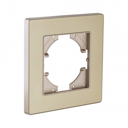 Рамка 1-постовая, золотой Kollinger Eleganz Acryl EA1GD
