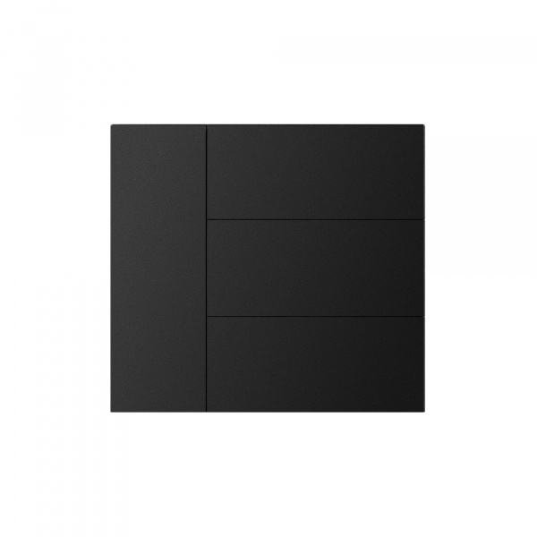 Arlight INTELLIGENT ARLIGHT Накладка панели KNX-23-4G-SUF Black (Backlightless) (IARL, IP20 Металл, 2 года)