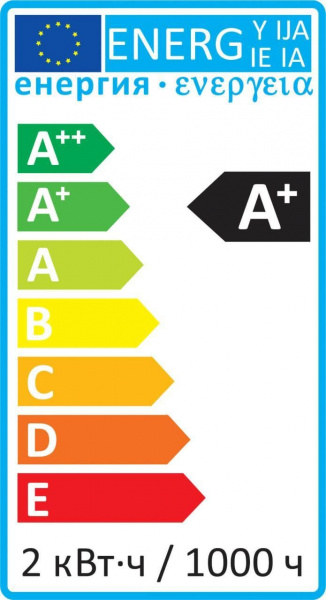 Лампа светодиодная Gauss Vintage Star E27 2W RGB 160802008