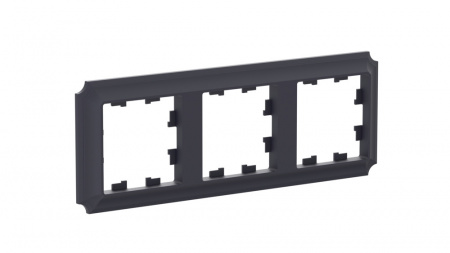 Systeme Electric AtlasDesign Antique Карбон Рамка 3-ая, универсальная