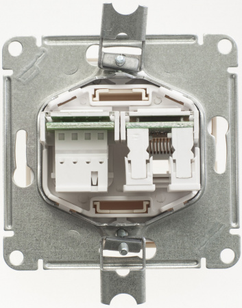 SE Wessen 59 Беж Розетка 2-ая ТЛФ + компьютерная 5е (RJ11+RJ45)