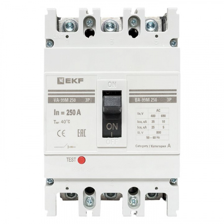 EKF PROxima Автоматический выключатель ВА-99М 250/250А 3P 35кА