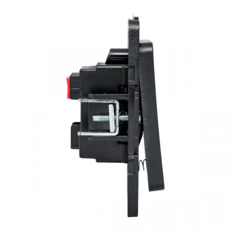 EKF Стокгольм Механизм кнопки нажимной 10А черный