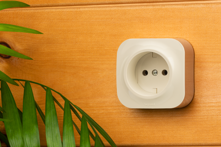 Legrand Quteo Бежевый Розетка б/з