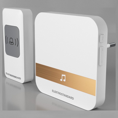 Звонок беспроводной 52M IP44 DBQ24M WL белый Elektrostandard DBQ24 a047173