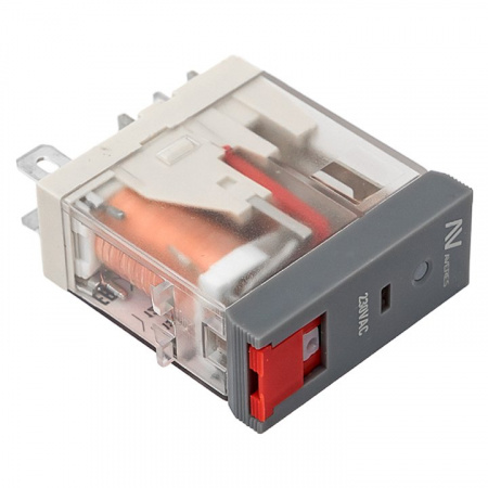 EKF Averes Реле промежуточное с кнопкой и мех. Индикацией RPAt 25/1 12A 230В AC