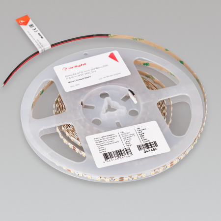 Arlight Лента RZ-A120-6mm 24V Warm3500 (9.6 W/m, IP20, 2835, 5m) (-)