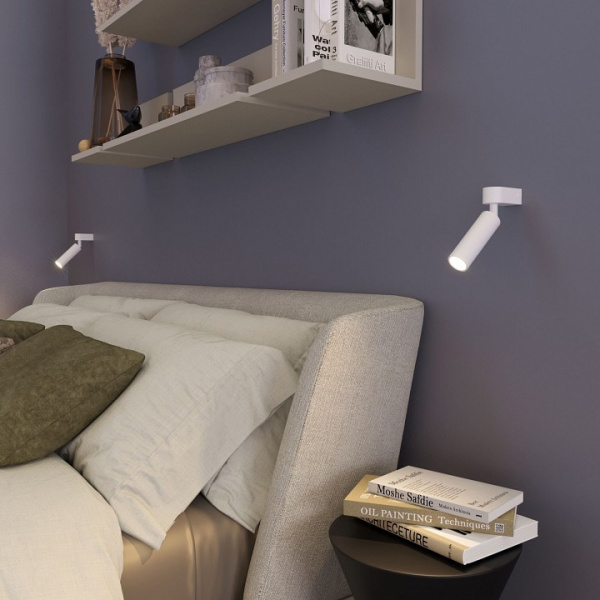 Настенный светильник 20143/1 LED белый Eurosvet Pitch