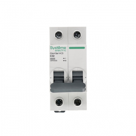 SE City9 Set Автоматический выключатель (АВ) С 32А 2P 4.5kA 230В