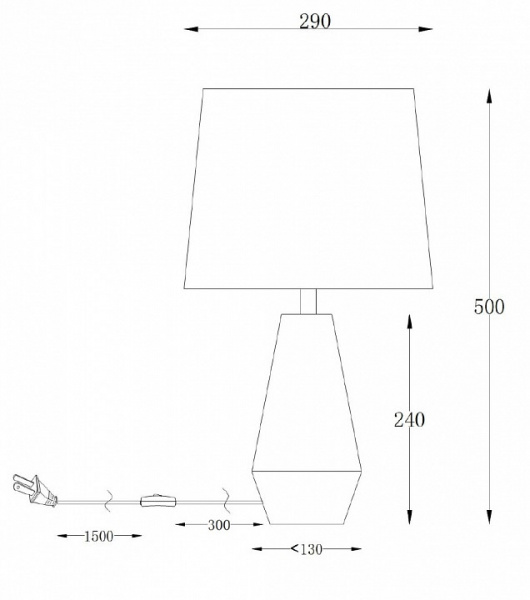 Настольный светильник Z181-TL-01-B Maytoni Calvin Table