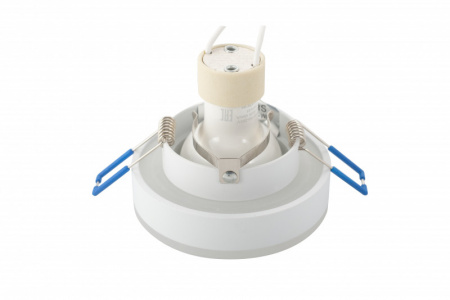 DK4032-WH Встраиваемый светильник, IP 20, 10 Вт, GU10, белый, алюминий/пластик