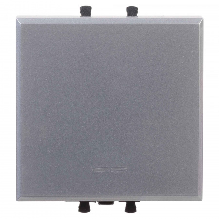 DKC Avanti Закаленная сталь Переключатель одноклавишный 2 модуля