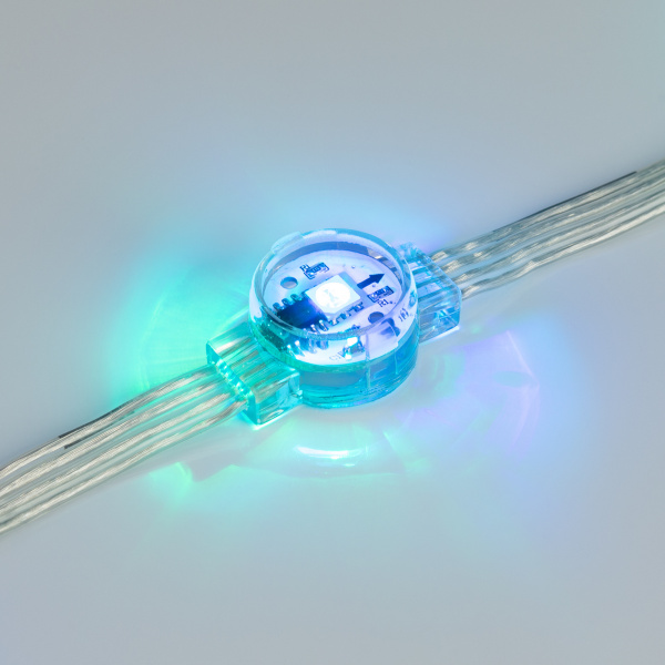 Arlight Модуль управляемый DMX-B1-D20 12V RGB (0.3W, IP68, 120 deg) (Пластик, 3 года)