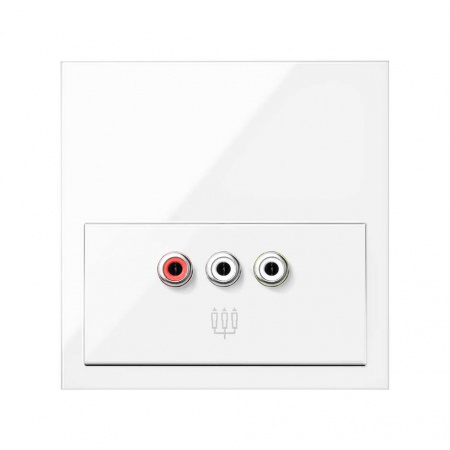 Simon 100 Розетка 3RCA