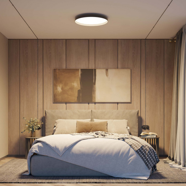 Arlight Светильник SP-ESTELY-R600-50W Warm3300-MIX (BK, 80 deg, 230V, TRIAC) (IP20 Металл, 5 лет)