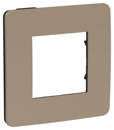 SE Unica Studio Песочная/Антрацит Рамка 1-ная