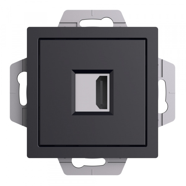 Systeme Electric AtlasDesign Карбон Розетка HDMI, механизм