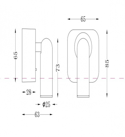 Настенный светильник (бра) C039WL-L3W3K Maytoni Mirax